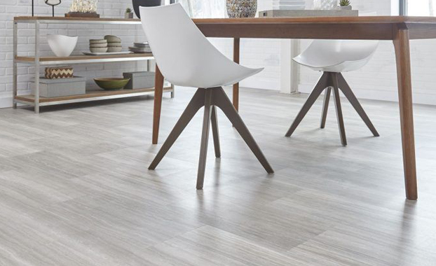 Wood look porcelain grey