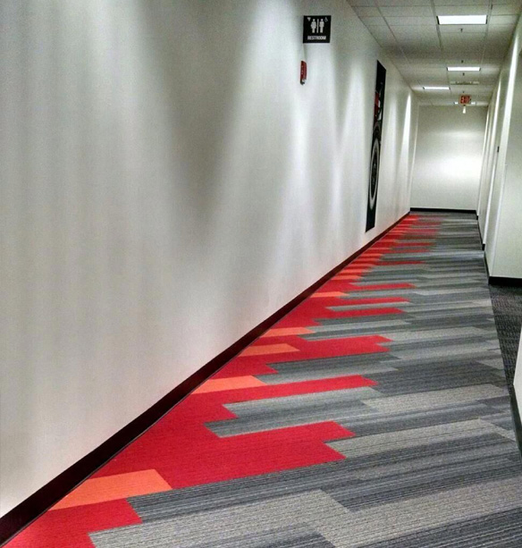 commercial carpet installation